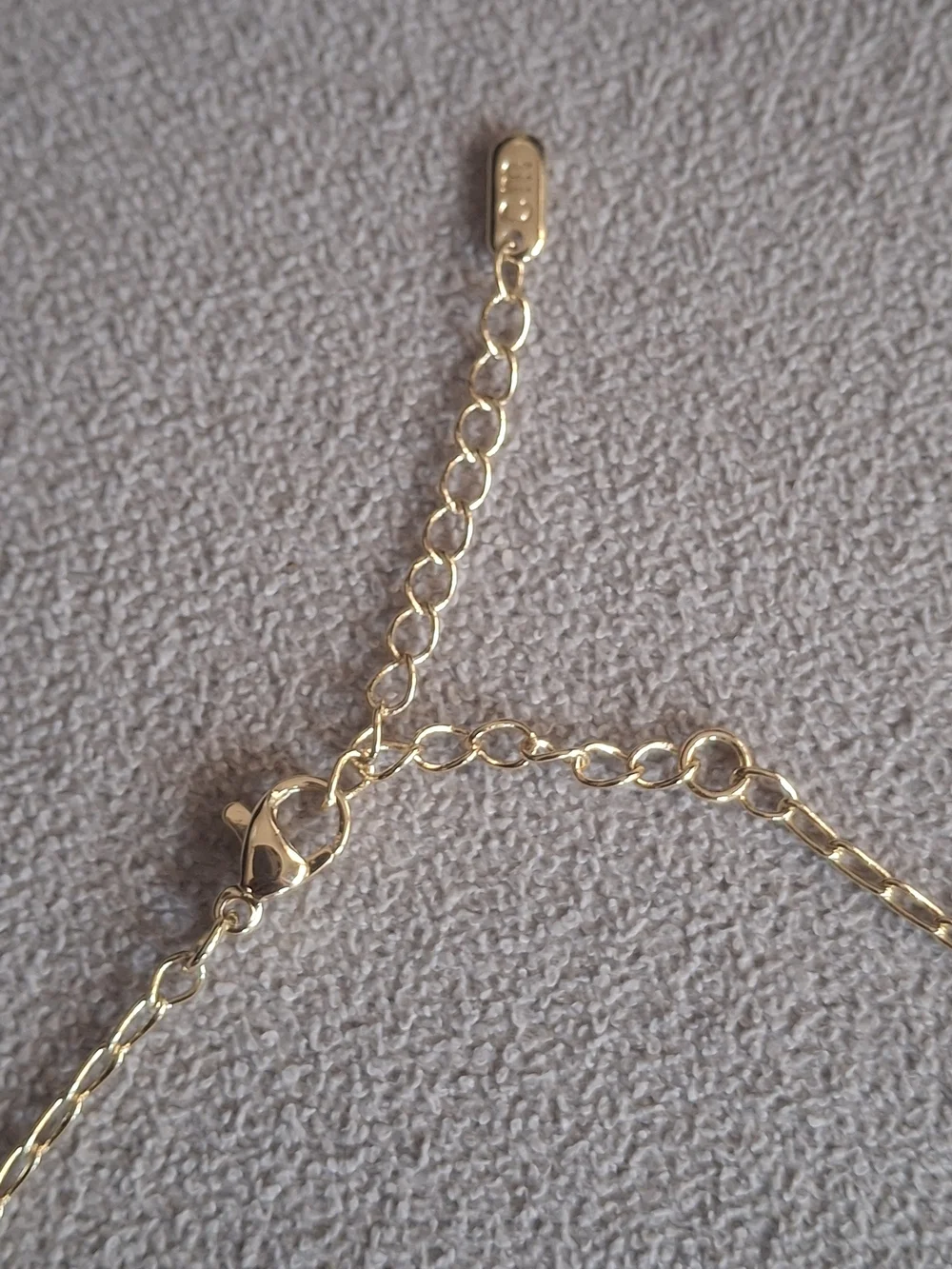 Gold Tone Heart Station Necklace - Women's Jewelry